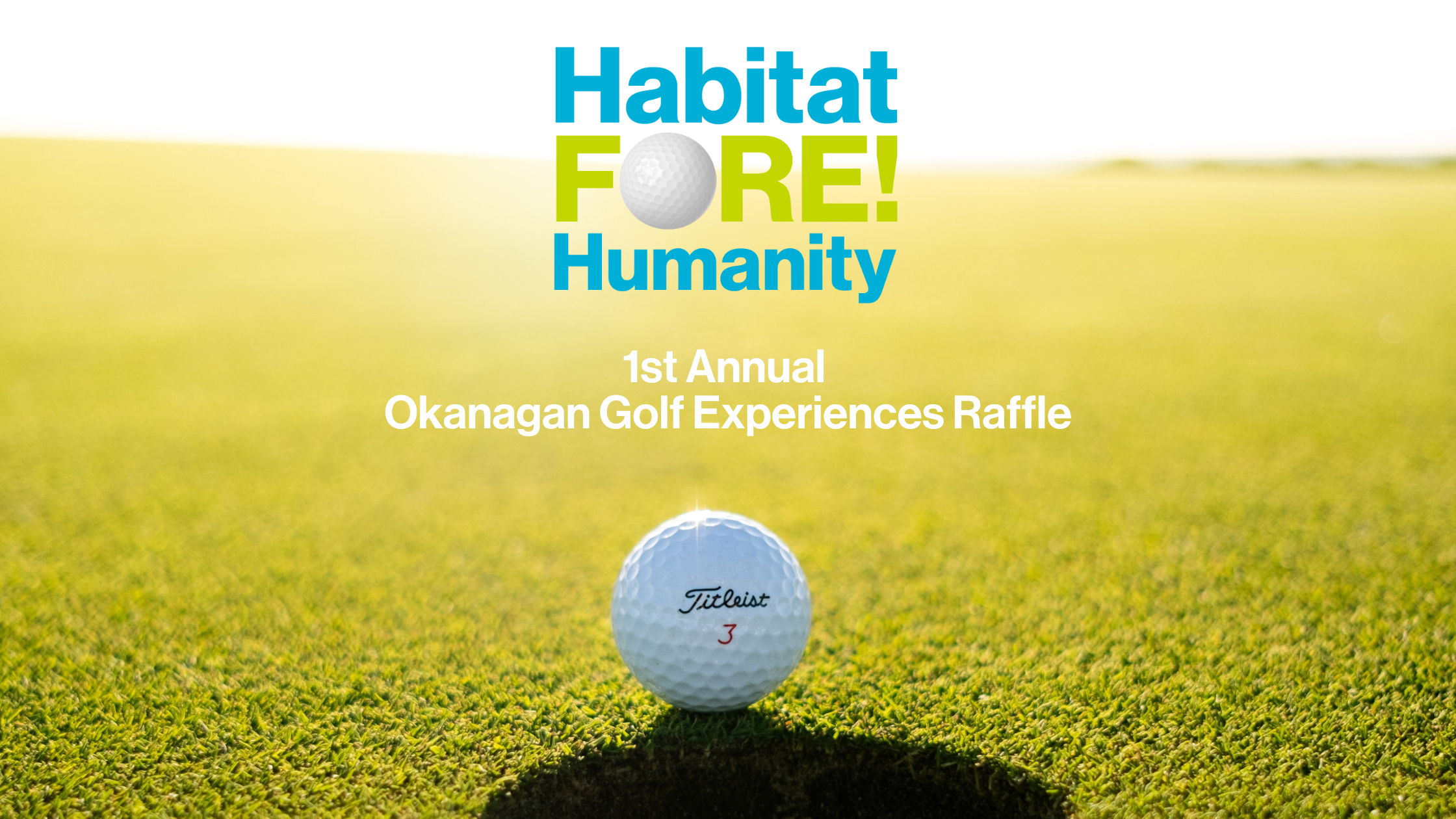 Blog banner - golf experience raffle